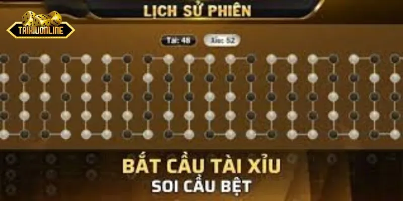 Cầu bệt là chuỗi Tài hoặc Xỉu xuất hiện liên tiếp Cầu bệt là chuỗi Tài hoặc Xỉu xuất hiện liên tiếp